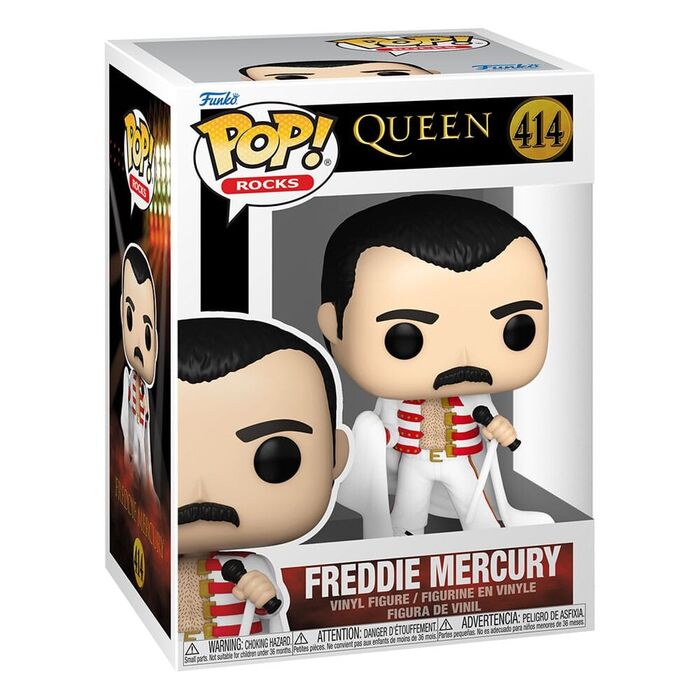Funko POP! Rocks Queen Freddie Mercury w/ Cape #414 (Box w/ damage)