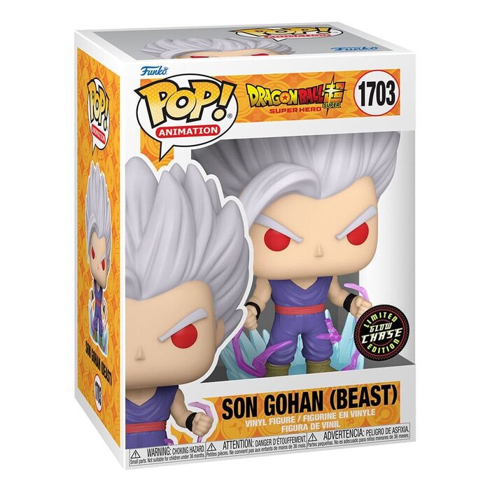 Funko POP! Animation Dragon Ball Super Super Hero Son Gohan (Beast) (CHASE Glows in the Dark) #1703
