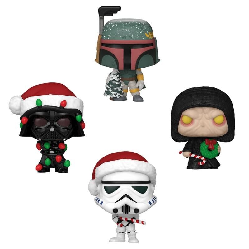 Funko Pocket POP! Keychains Star Wars Holiday 2024 - Tree Holiday Box 4-Pack