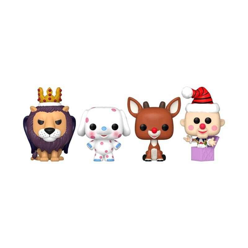 Funko Pocket POP! Keychains Rudolph Holiday 2024 - Tree Holiday Box 4-Pack