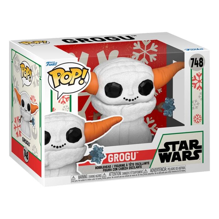 Funko POP! Star Wars: Mandalorian - Holiday Snowman Grogu #748