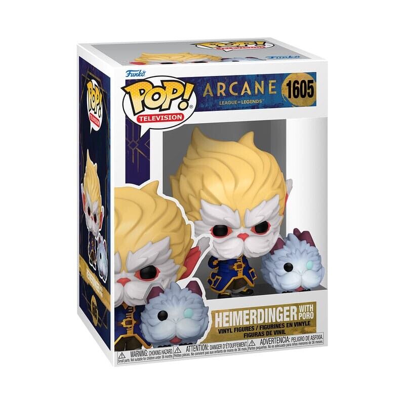 Funko POP! Television Arcane League of Legends Heimerdinger w/Poro #1605