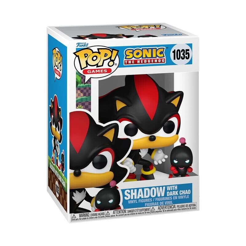 Funko POP! Games Sonic The Hedgehog Shadow w/ Dark Chao #1035