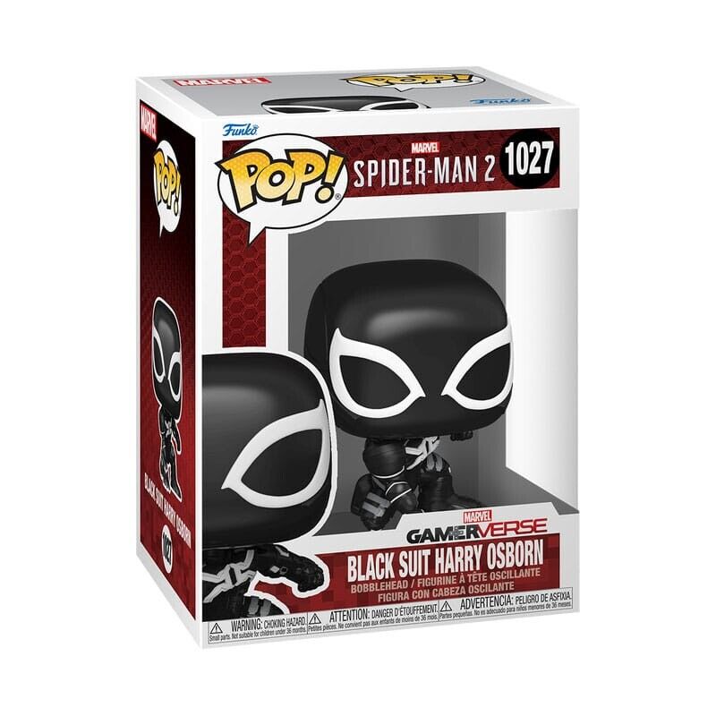 Funko POP! Games Marvel Spiderman 2 Black Suit Harry Osborn #1027