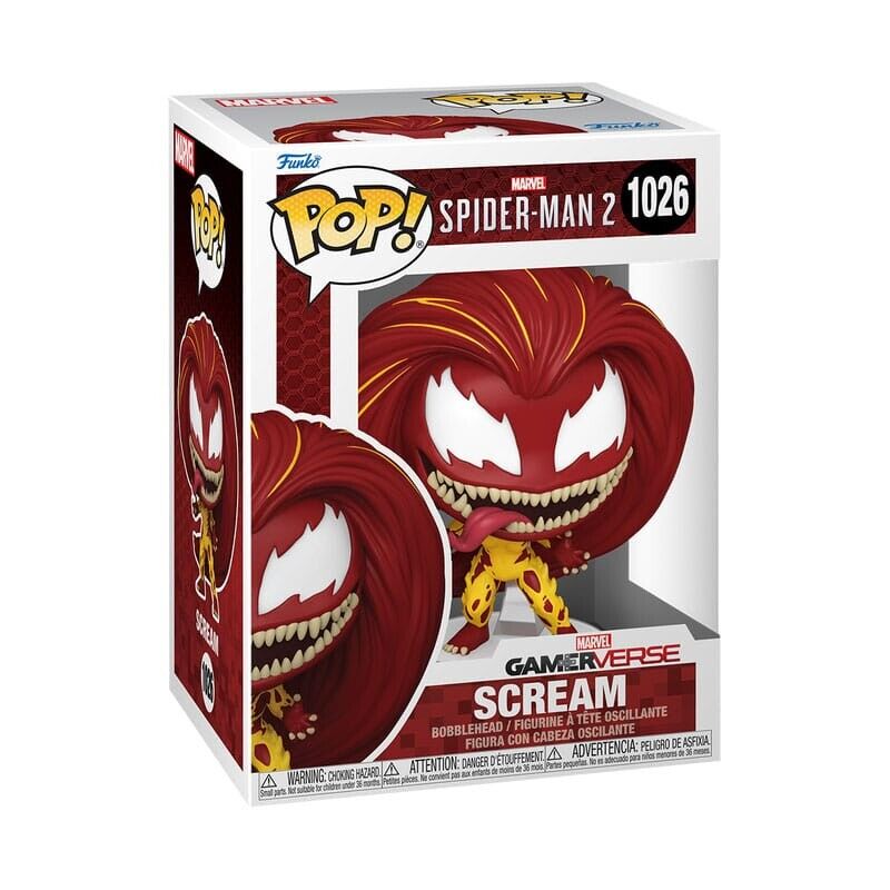 Funko POP! Games Marvel Spiderman 2 Scream #1026