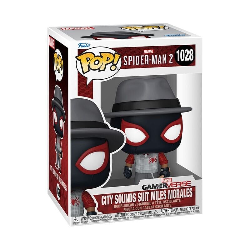 Funko POP! Games Marvel Spiderman 2 City Sounds Suit Miles Morales #1028