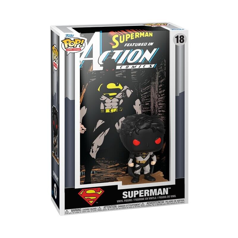 Funko POP! Comic Cover DC Comics: Superman Featured In Action Comics #18