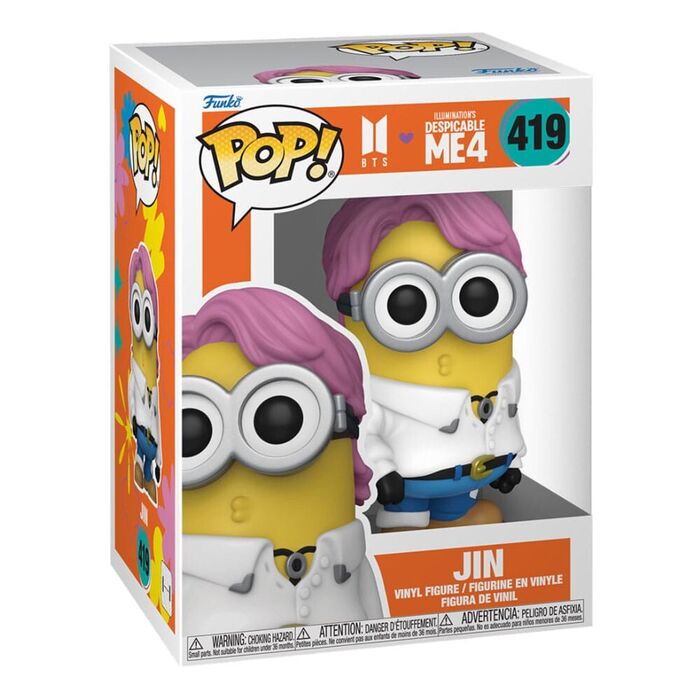Funko POP! Rocks BTS x Minions Jin #419