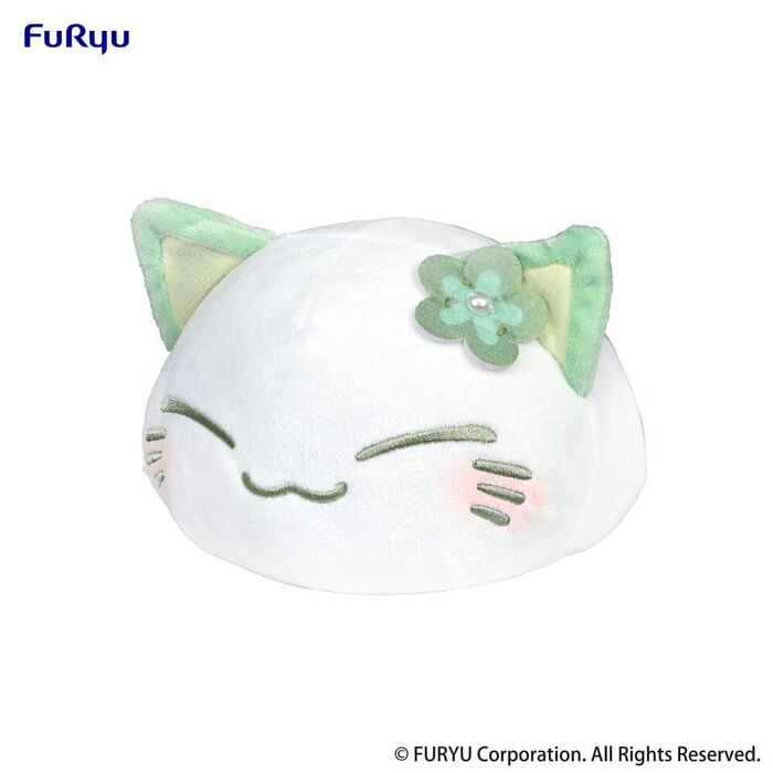 Nemuneko Cat Plush Green