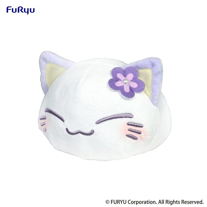 Nemuneko Cat Plush Purple