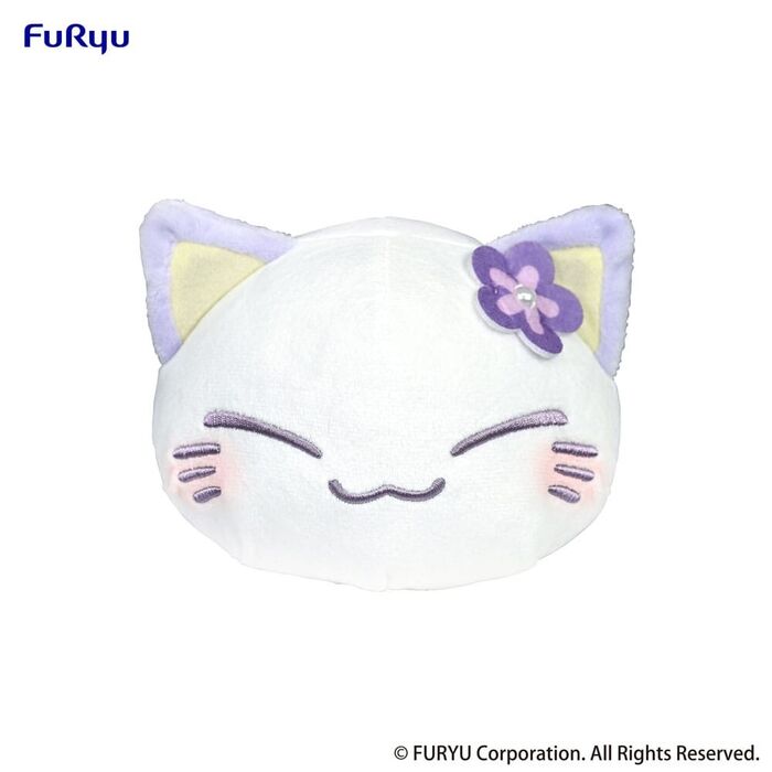 Nemuneko Cat Plush Purple