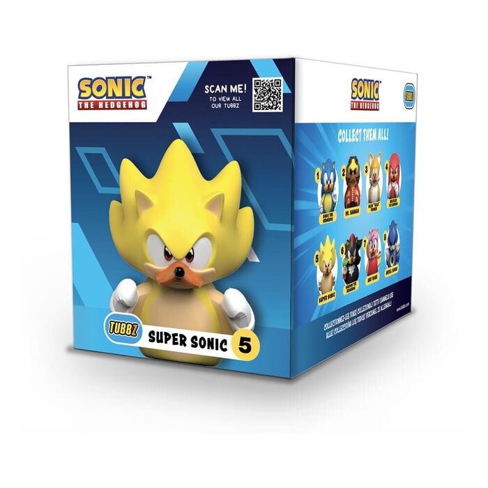 Tubbz Sonic The Hedgehog Super Sonic Boxed Edition