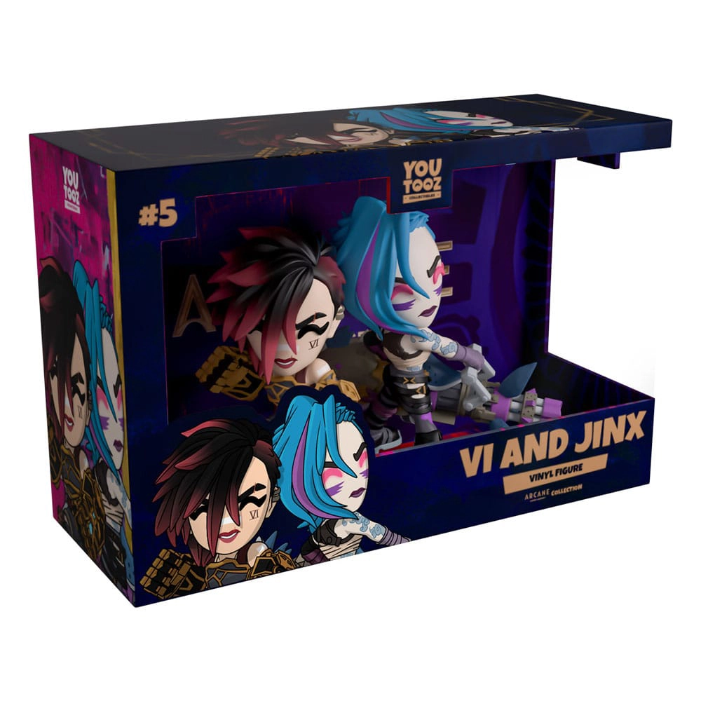 Youtooz Arcane League of Legends Vinyl Figure Vi & Jinx (2-Pack) 0