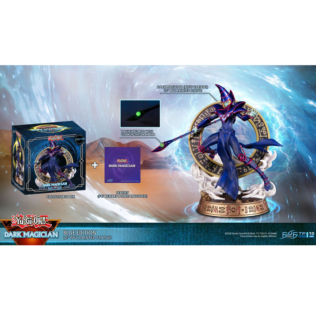 Yu-Gi-Oh! PVC Statue Dark Magician Blue Version 29 cm 2