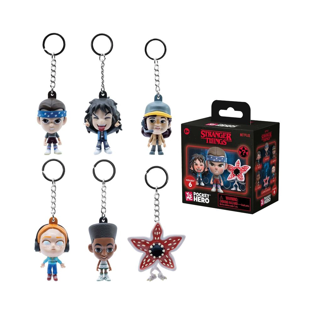YuMe Stranger Things Keychain Pocket Hero (Blind Box)