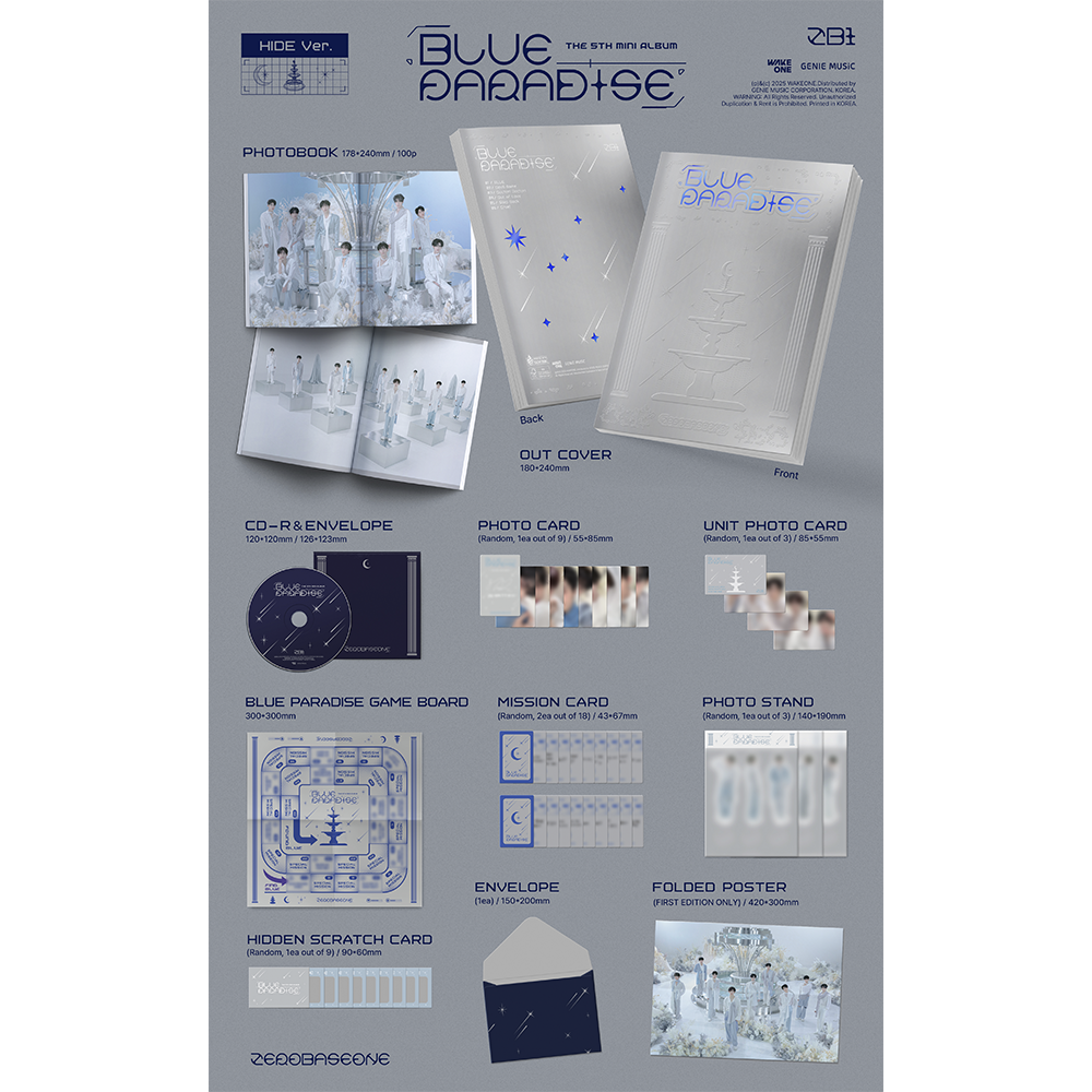 ZEROBASEONE - 5TH MINI ALBUM BLUE PARADISE (PHOTOBOOK VER.) 1