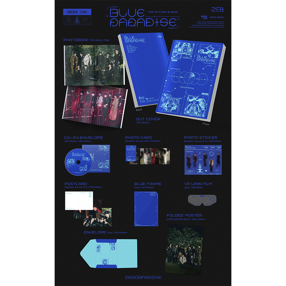 ZEROBASEONE - 5TH MINI ALBUM BLUE PARADISE (PHOTOBOOK VER.) 2