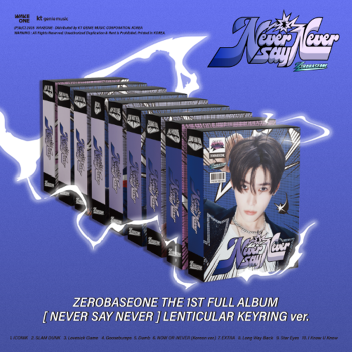 ZEROBASEONE - NEVER SAY NEVER (LENTICULAR KEYRING VER)