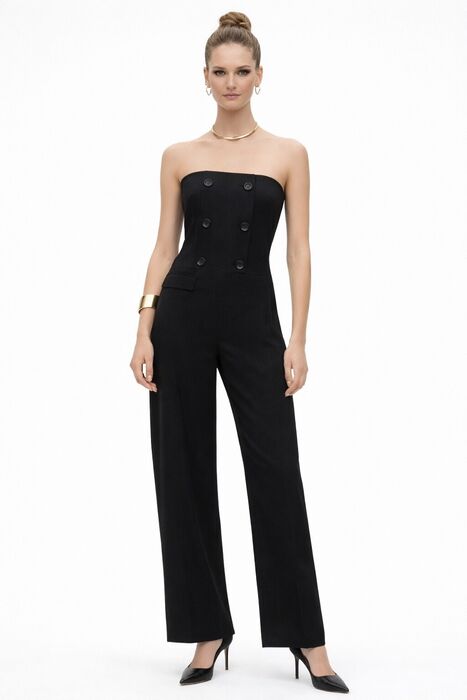 Macacão Black Tailored Chic