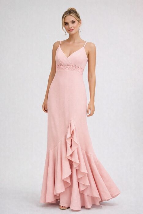 Vestido Blush Mermaid Couture