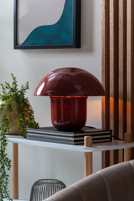 Candeeiro de Mesa Fat Mushroom, Red