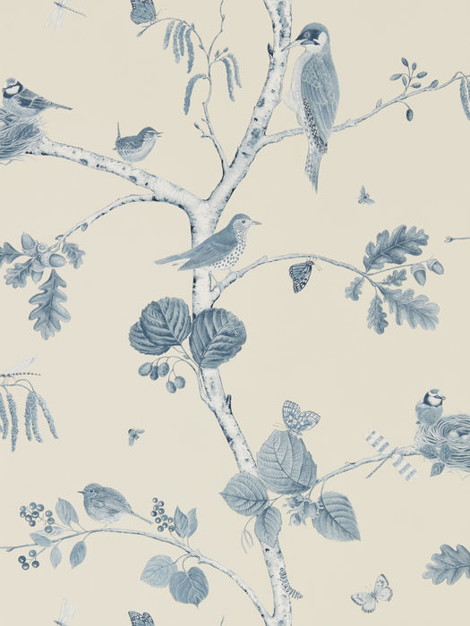 Woodland Chorus Azul/Beige