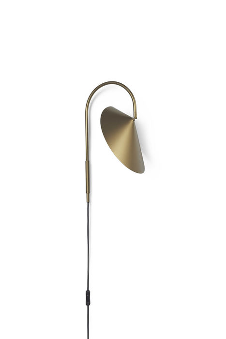 Candeeiro de parede giratório Arum, Bronze