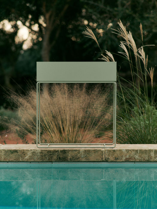 Plant Box Rectangular, Tea Green