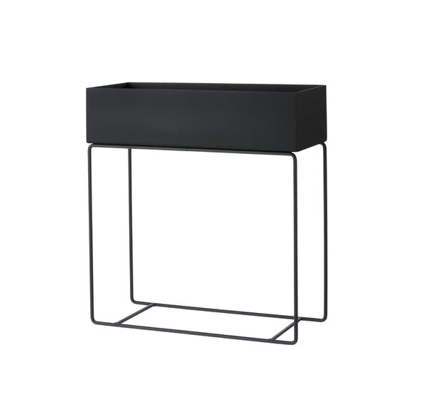 Plant Box Rectangular Preta