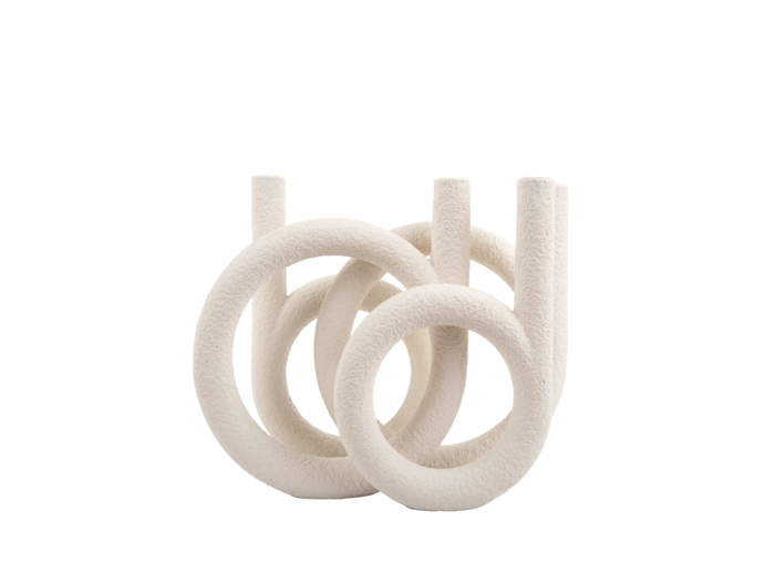 Castiçal Rings em Branco
