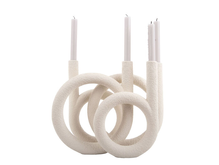 Castiçal Rings em Branco