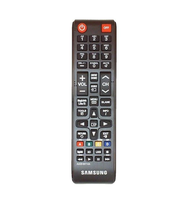 Control remoto para televisor Samsung 714A 2012