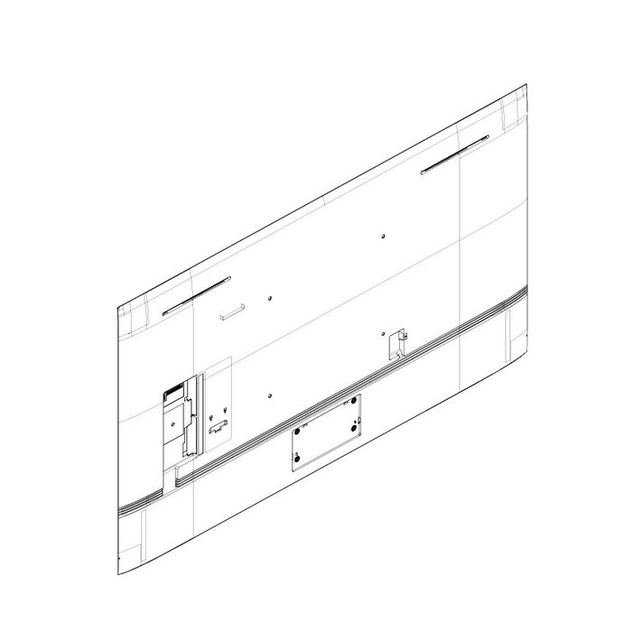 Cubierta trasera del televisor Samsung 55Q60BH