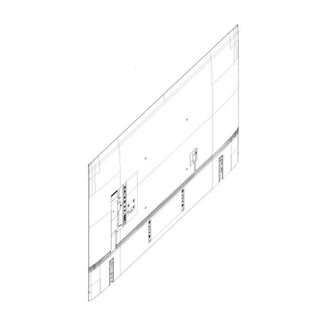 Cubierta trasera del televisor Samsung 55Q60BH