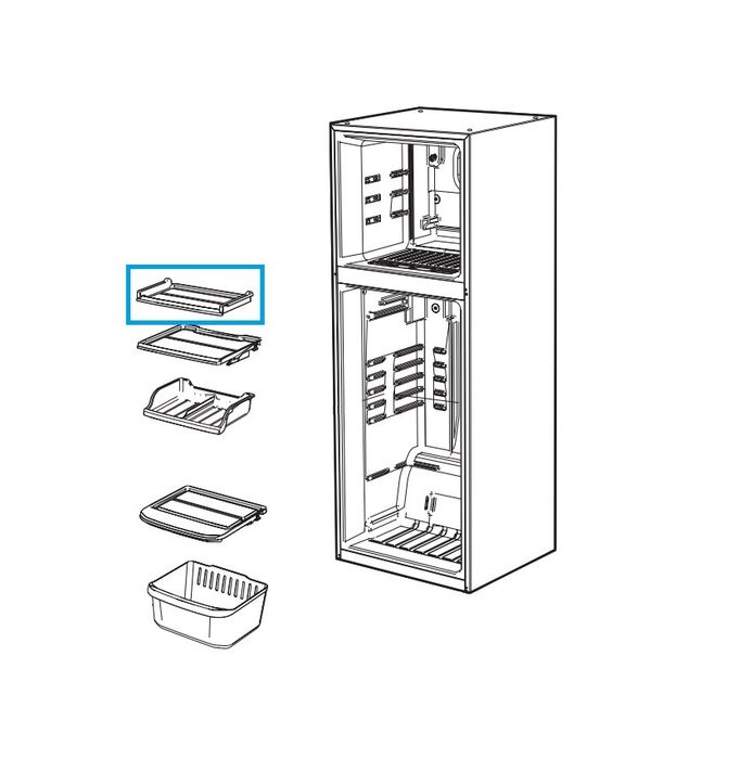 Estante superior del refrigerador Samsung BALLY2