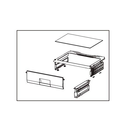 Estante del cajón superior del congelador Samsung RZ60FJ