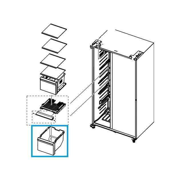 Cajón congelador Samsung RS8000AC LOW