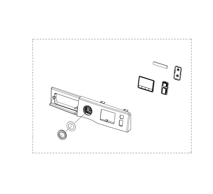 Painel Comandos Maquina Lavar Roupa Samsung WF70F