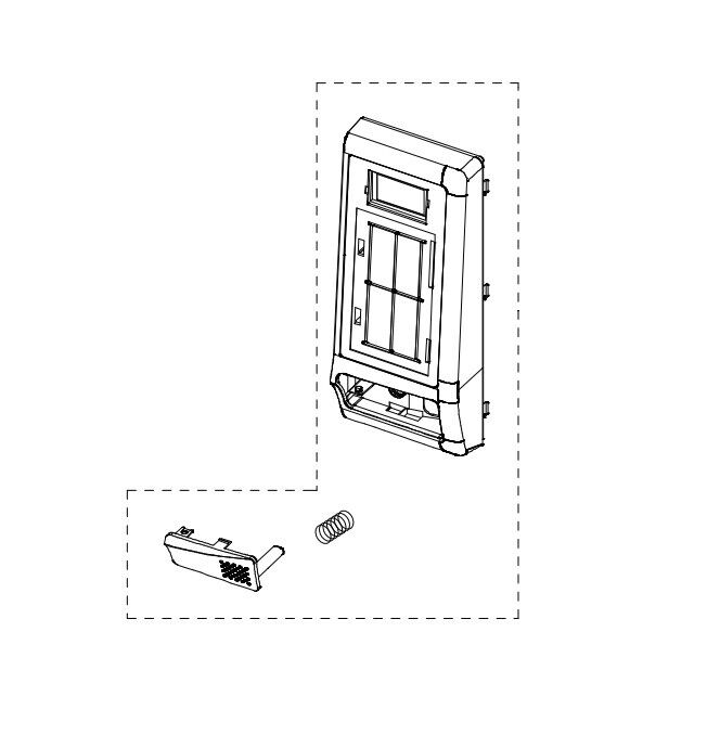 Panel de control del microondas Samsung MW732KR