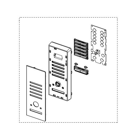Panel de control del microondas Samsung MC28H