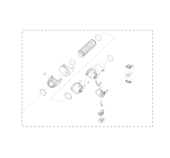 Accesorio de tubo de cepillo para aspiradora Samsung VS9500AL