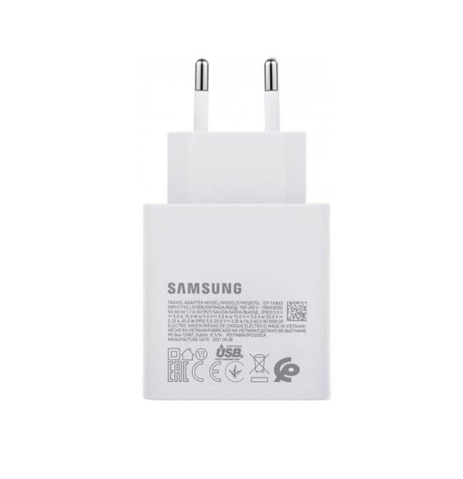 Cargador Samsung Super Fast Charging 65W Blanco