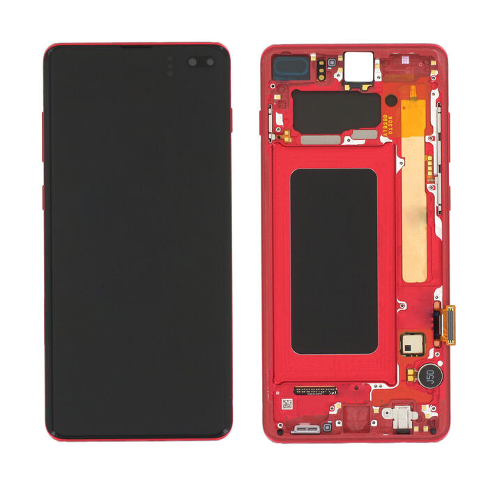 Pantalla LCD + Táctil Roja Samsung Galaxy S10 Plus