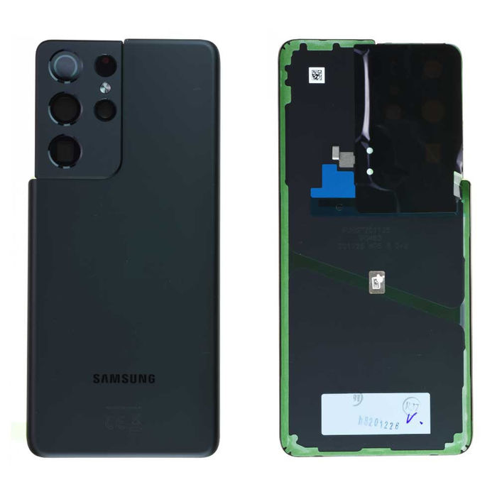 Carcasa trasera negra para Samsung Galaxy S21 Ultra 5G
