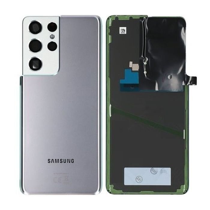 Carcasa trasera gris para Samsung Galaxy S21 Plus/Ultra 5G