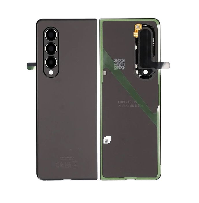Carcasa trasera izquierda negra para Samsung Galaxy Z Fold3 5G