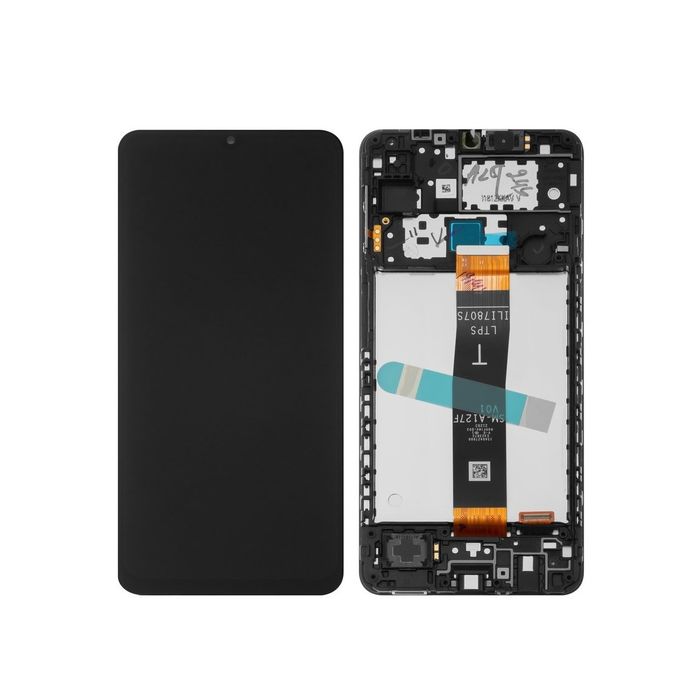 Pantalla LCD + Táctil Negra Samsung Galaxy A12 (con marco)