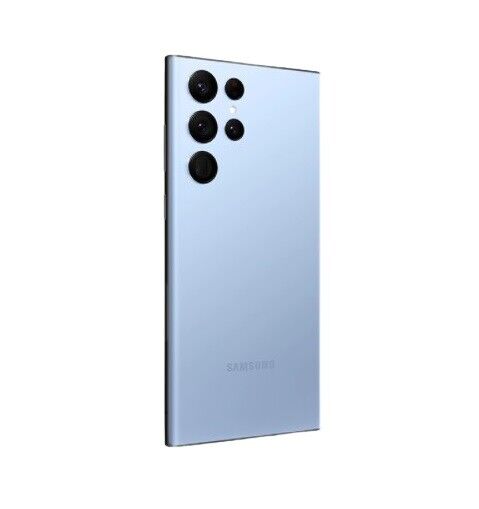 Carcasa trasera azul cielo para Samsung Galaxy S22 Ultra 5G