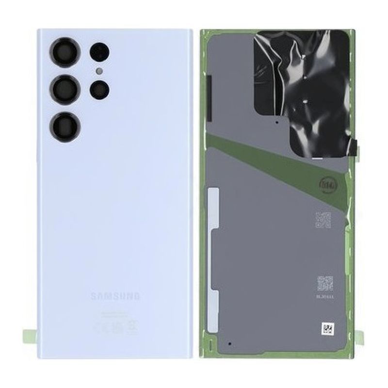 Carcasa trasera azul cielo para Samsung Galaxy S23 Ultra