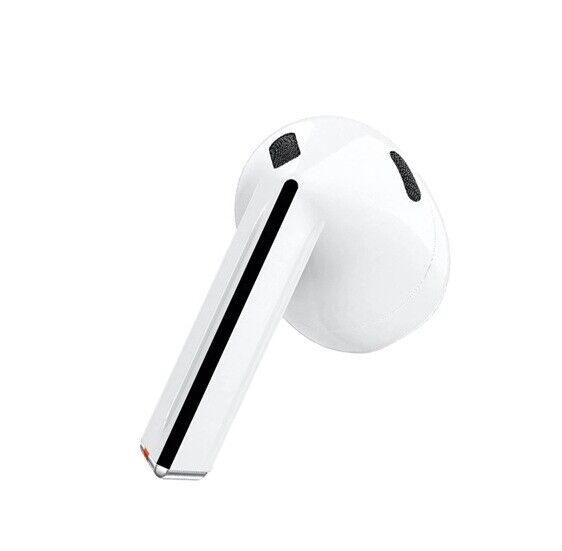 Teléfono blanco izquierdo Samsung Galaxy Buds3